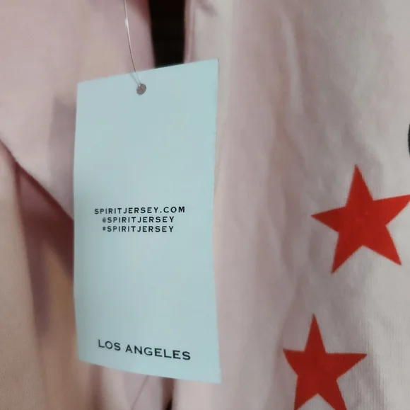 NWT Spirit Jersey Pink Cowboy Kitty Graphic Sweatshirt Size SMALL - Picture 3 of 5